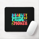 Behindertenstolz Monat Bewusstsein Behinderung ist Mousepad (Mit Mouse)