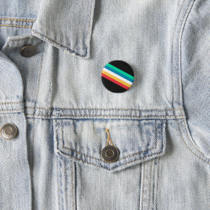 Behindertenstolz-Monats-Flagge Button