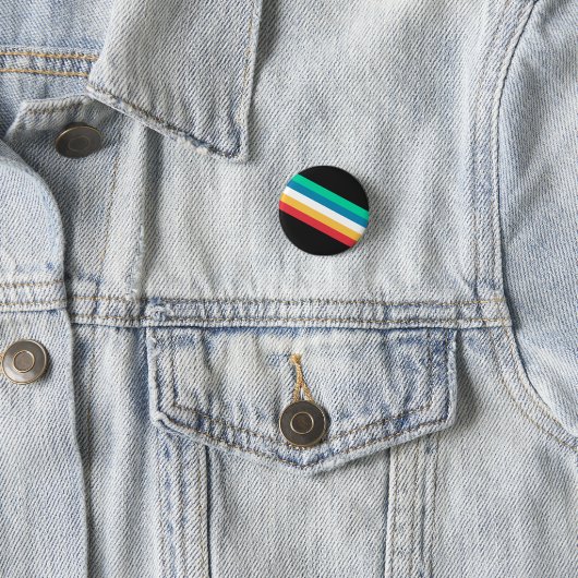 Behindertenstolz-Monats-Flagge Button (Beispiel)
