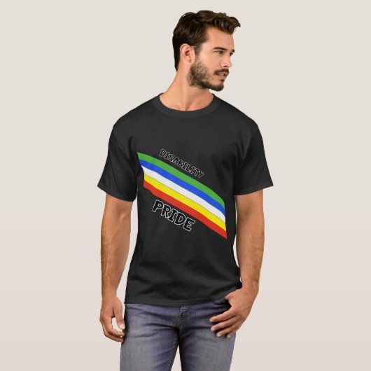 "Behindertenstolz" T-Shirt (Vorne ganz)