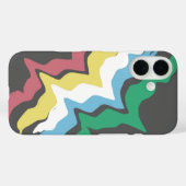 Behindertenstolzmonat Juli Awareness-Farben  Case-Mate iPhone Hülle (Rückseite (Horizontal))