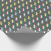 Behindertenstolzmonat Juli Sensibilisierungsfarben Geschenkpapier (Ecke)