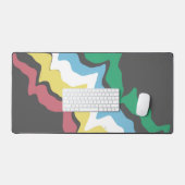 Behindertenstolzmonat Juli Sensibilisierungsfarben Schreibtischunterlage (Tastatur & Maus)