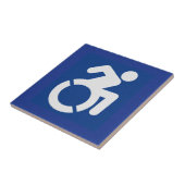 Behindertenzeichen Moderne Fliese (Seite)