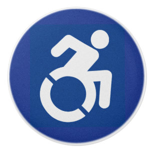 Behindertenzeichen Moderne Keramikknauf