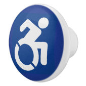 Behindertenzeichen Moderne Keramikknauf (Rechts)
