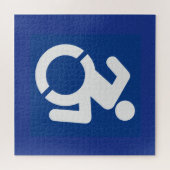 Behindertenzeichen Moderne Puzzle (Horizontal)