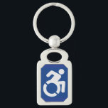 Behindertenzeichen Moderne Schlüsselanhänger<br><div class="desc">Modernes,  behindertengerechtes Zeichen,  behindertengerechtes Zeichen,  Mit Behinderung,  Mit Behinderung</div>