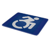 Behindertenzeichen Moderne Schneidebrett (Ecke)