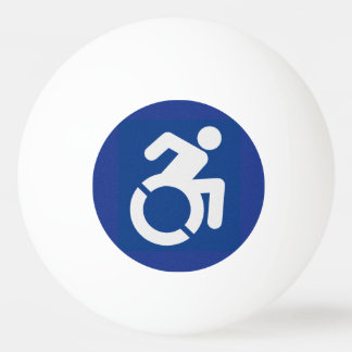 Behindertenzeichen Moderne Tischtennisball