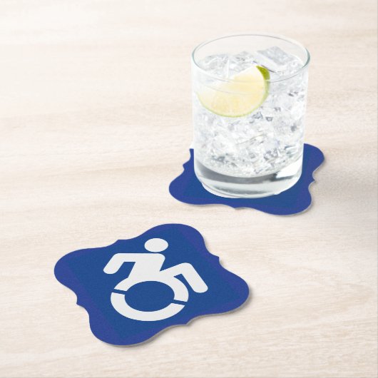 Behindertenzeichen Moderne Untersetzer (Vor Ort)