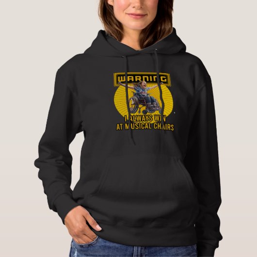 Behinderter Behinderter Amputierter Behinderter Ro Hoodie (Vorderseite)