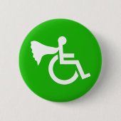 Behinderter Held Button (Vorderseite)