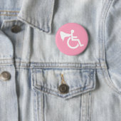 Behinderter Held Button (Beispiel)