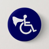 Behinderter Held Button (Vorderseite)