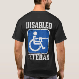 Behinderter Veteran Dunkel T-Shirt