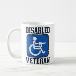 Behinderter Veteran Lustig Kaffeetasse