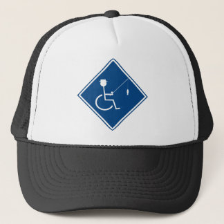 behindertes fishin Zeichen 3 Truckerkappe