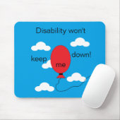 Behinderung Behalte mich nicht ab! Mousepad (Mit Mouse)