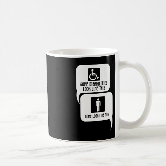 Behinderung BiPolar Autismus Bewusstsein Einige se Kaffeetasse (Rechts)