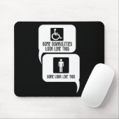 Behinderung BiPolar Autismus Bewusstsein Einige se Mousepad (Mit Mouse)