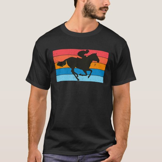Behinderung der Pferdeausrüstung 5 Stripe Schritt T-Shirt (Vorderseite)