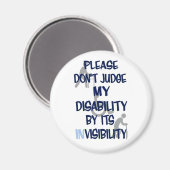 Behinderung/INSichtbarkeit Magnet (Vorderseite/Rückseite)