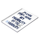 Behinderung/INSichtbarkeit Notizblock (Linke Seite)