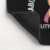 Behinderung ist kein schlechter Word-Behinderung-S Mousepad (Ecke)
