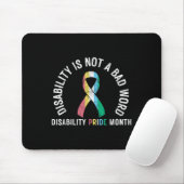 Behinderung ist kein schlechter Word-Behinderung-S Mousepad (Mit Mouse)