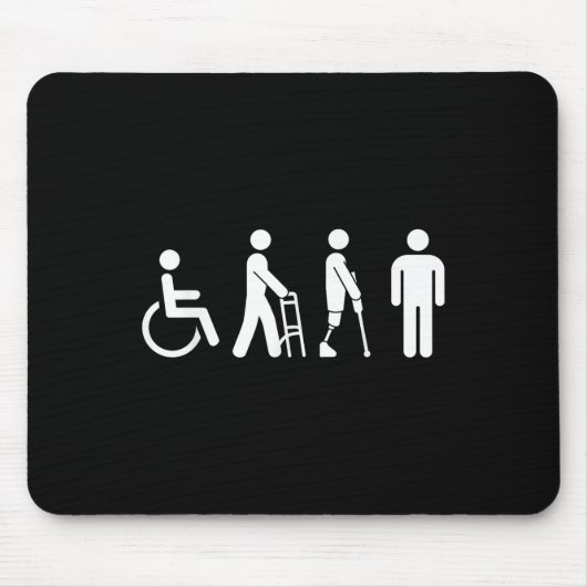 Behinderung Monat Advocate Geschenk Abi Mousepad (Vorne)