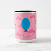 Behinderung und Vertrauen: Rosa Zweifarbige Tasse (Mittel)