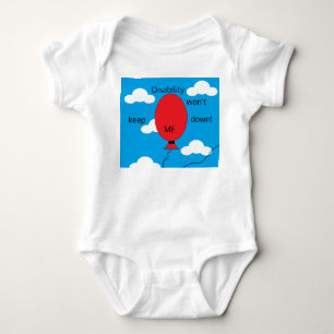 Behinderung wird mich nicht unterkriegen: baby strampler