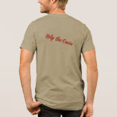 Behinderungsbewusstsein Tri-Blend Shirt (Rückseite)