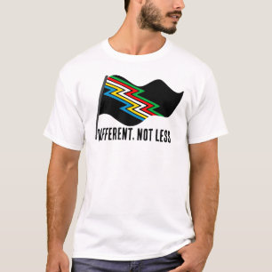 Behinderungsstolz-Flagge Anders, nicht weniger  T-Shirt