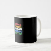 Behinderungsstolz-Flaggenfarben Fette Typografie S Kaffeetasse (VorderseiteRechts)