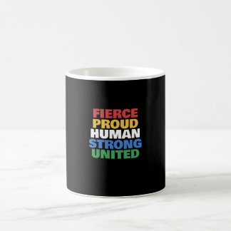 Behinderungsstolz-Flaggenfarben Fette Typografie S Kaffeetasse