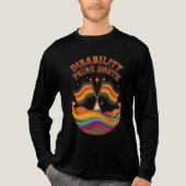 Behinderungsstolz Monat Juli Tri-Blend Shirt (Vorderseite)