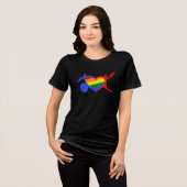 Behinderungsstolz Tri-Blend Shirt (Vorderseite voll)