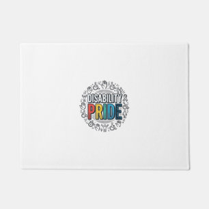 Behinderungsstolz Vintage inklusives Bewusstseinss Fußmatte