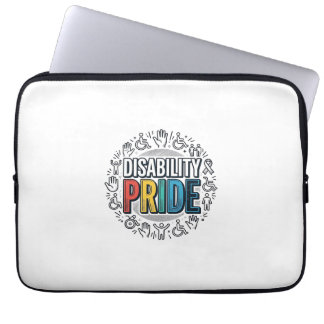 Behinderungsstolz Vintage inklusives Bewusstseinss Laptopschutzhülle