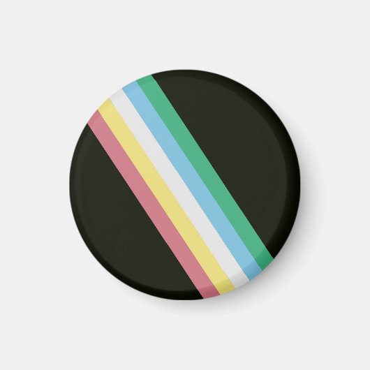 Behinderungsstolzflagge  magnet (Vorne)