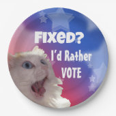 Behoben? Ich habe eher abgestimmt Pappteller (Vorderseite)