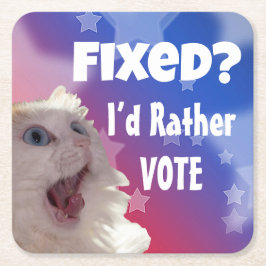 Behoben? Ich habe eher abgestimmt Rechteckiger Pappuntersetzer