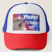 Behoben? Ich habe eher abgestimmt Truckerkappe (Vorderseite)