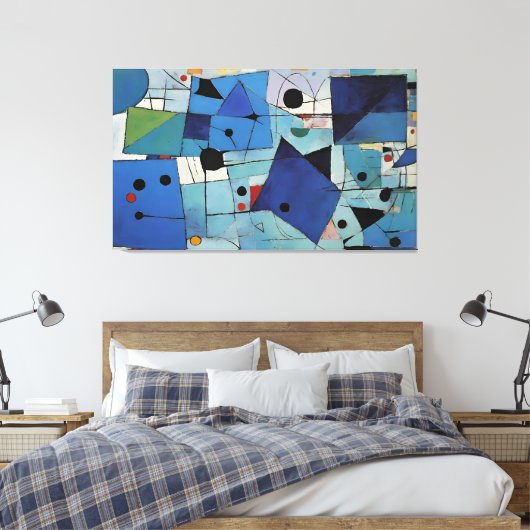 Behoben Lächeln Melodie - Ken Gage Art Leinwanddruck (Insitu (Schlafzimmer))