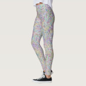 Behoben Mädchen Namen Word Search Puzzle Leggings (Links)