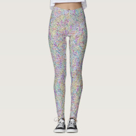 Behoben Mädchen Namen Word Search Puzzle Leggings