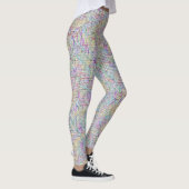 Behoben Mädchen Namen Word Search Puzzle Leggings (Rechts)
