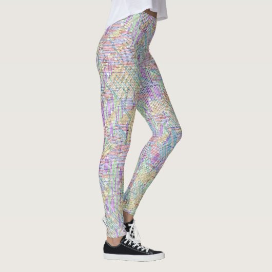 Behoben Math Equations Word Search Puzzle Leggings (Rechts)